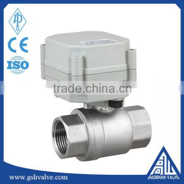 motorized cf8 mini ball valve dn20