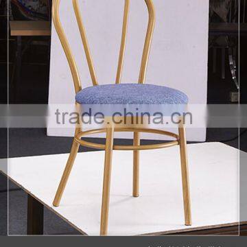 manufacture steel hot selling elegant bistro chair for hotel for wedding