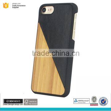 Wood Bamboo Combination Phone Case Leather Case for Iphone 7 photo-2