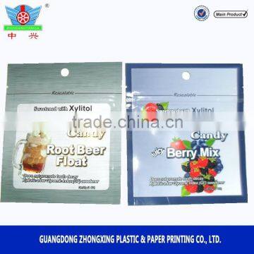 Aluminum Foil Chewing Gum Packaging Bag With Zipper photo-2