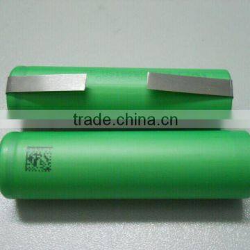 cheaper price18650 1600mAh 30A battery cell with tabs (US18650VTC3)