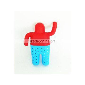 Hign quality animal shape silicone tea strainer/Silicone tea bag