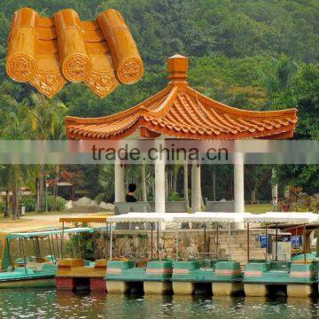 china house roof suppliers decorative classical antique Chinatown tiles roofing