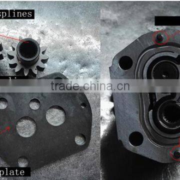 double gear pump parts