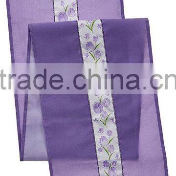 Home/Party Banquet Purple Satin Table Runner