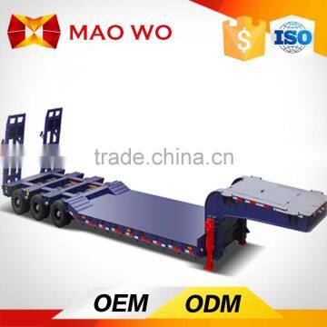 Hot Sale Gooseneck 2 Axle Low Bed Semi Trailer and Heavy Transport Trailer photo-2