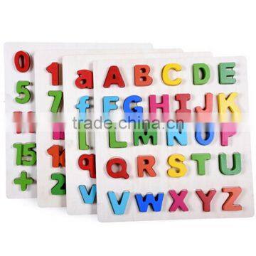 Hot Sales Kids Learnign Toy Wooden Alphabet and Digital Puzzle for Preschool photo-5