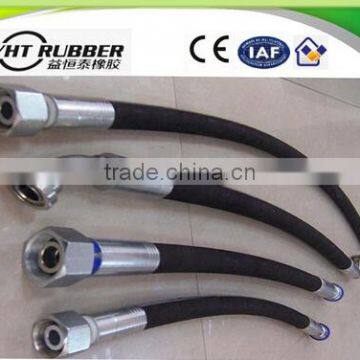 High pressure steel wire spiraled drilling rubber hose made in China