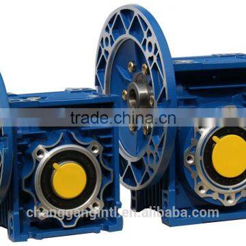 China Manufacturer RV Series Hollow Shaft Worm Transmission Gearbox photo-3