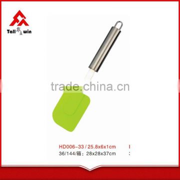 New design silicone spatula with stainless steel handle