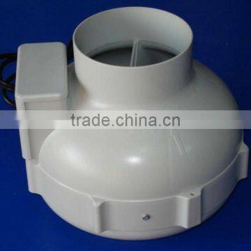 Hydroponic inline centrifugal fan