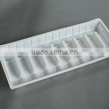 Pharmaceutical plastic blister packaging tray