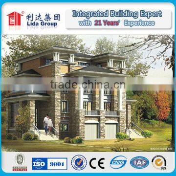 High Quality Small Prefab Mordern Design Steel Frame Villa photo-4