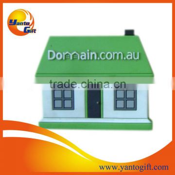 House shape pvc magnet