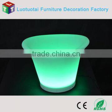 Rechargeable LED Glowing Ice Wine Bucket/beer Holder/wine Cooler photo-5
