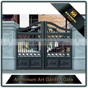 Exterior Powder Coated Aluminum Garden Gate Design for Security