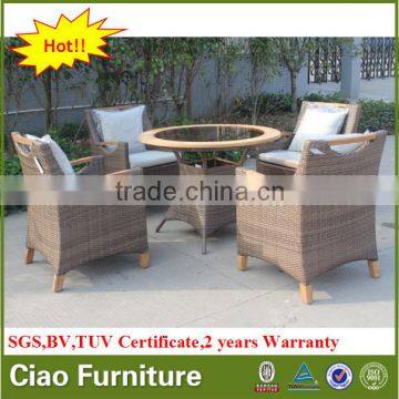 Garden Furniture Teak Wood Table Chair photo-2