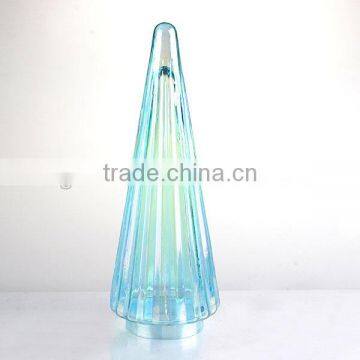 Colored Decorative Blwon Glass Christmas Tree photo-3