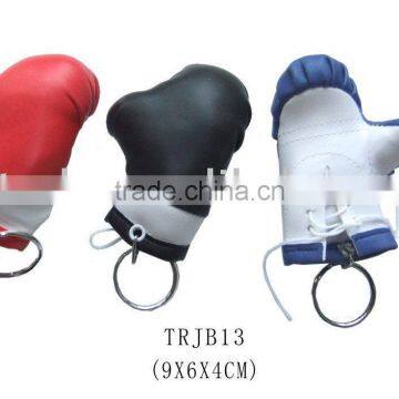 Promotional soft PVC boxing glove keychain