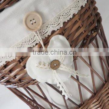 Corner Custom Cheap Wicker Laundry Hamper Basket Set photo-4
