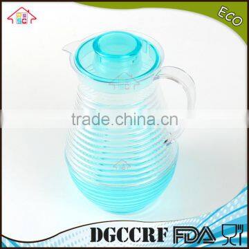 NBRSC Set of 5 Pcs Plastic ps Cold Water Jug Spiral Drinking Water Kettle Tea Pot Water Jug With Cups photo-6