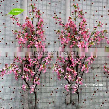 BLS020 GNW silk cherry blossom branch for sale 6ft pink color for home decoration