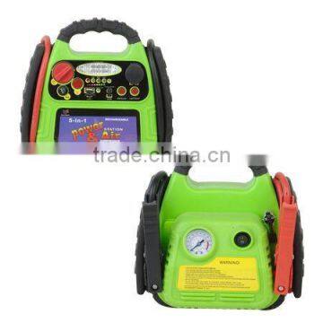 163551 5 in 1 8 LED Work Light 250PSI Air Compressor DC 5V USB Socket Output Jump Starter photo-2