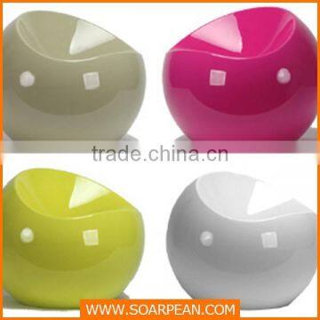 Fashion Colorful Fiberglass Apple Chair