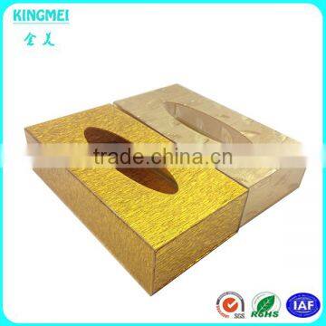Unique Design Gold Napkin Paper Box Tissue Box Acrylic Organizer for Tissue Paper photo-2