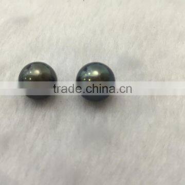 11-12mm Genuine Black Tahitian Pearl Beads For Jewelry Making photo-2