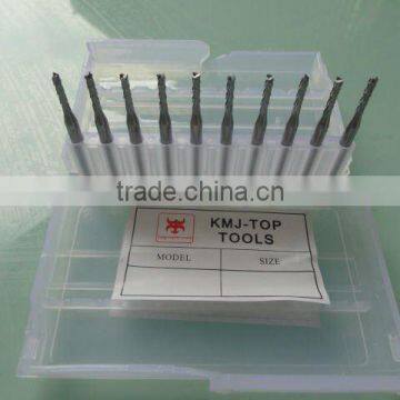 tungsten carbide pcb drill end mill CNC milling cutter