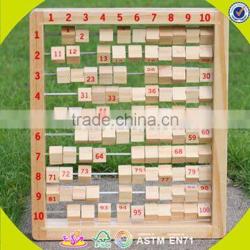 Wholesale Baby Wooden Teacher Abacus Role Play Kids Wooden Teacher Abacus Hot Sale Children Wooden Teacher Abacus W12C006 photo-2
