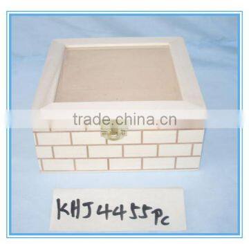 Custom Logo and Color 6 Compartment Solid Wooden Tea Box Accept OEM photo-4