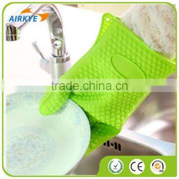 Heat Resistant Silicone Glove Oven Pot Holder Baking BBQ Cooking Mitts photo-3