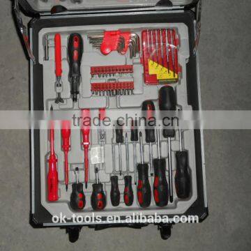 new 2014 tool set tool box tractor manufacturer China wholesale alibaba supplier H6038D 186pcs aluminium tool set