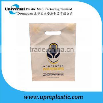 Cheap LDPE/HDPE Plastic Bag Shopping Bag With Die Cut Handle photo-2