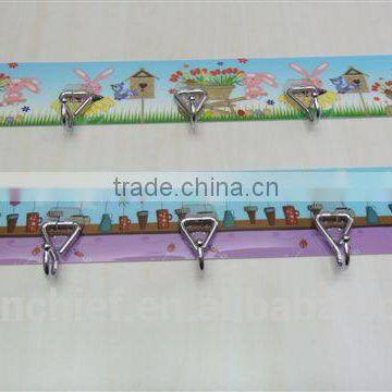 Metal hanger wall hooks - 5 hooks