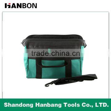 Nylon material portable tool bag with black color