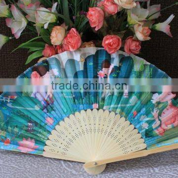 Bamboo Silk Ladies Fan photo-3