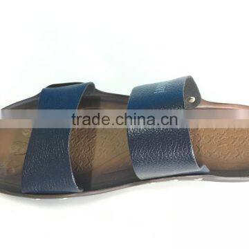 Simple genuine leather new design men sandals