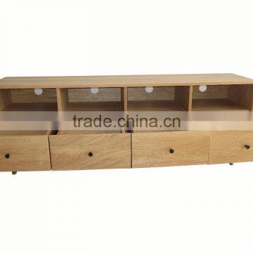 Popular Product of Japanese Style 4drawer TV Wooden Stand photo-2