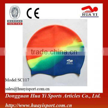 Trade assurance Contoured men reversible Ear Guard swim hat