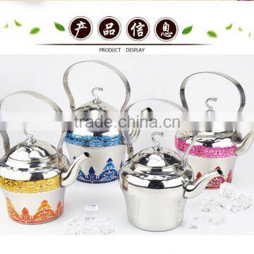 Arab Style 1.0l Gold Tea Pot With Stainer Stainless Steel Decorative Tea Kettles photo-3