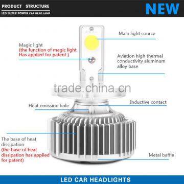 New Arrival 4 Generation H4 Car Led Headlight 12V-24V High Low Beam LED Light photo-6