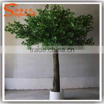 New ! Hot Sale! 10ft Yellow Artificial Tree Trunks Factory Wholesale All Kinds of Fake Decorative Tree Stump