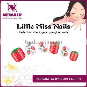 Newair full certificated non-toxic kids fake nails