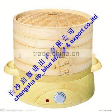 Granite chinese bamboo steamer food steamer set