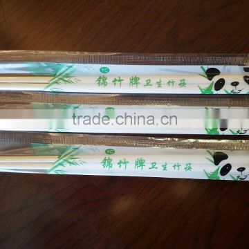 Easy Use Disposable japanese chopsticks with logo paper sleeve