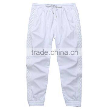 Fashion mens sports track pants stock pu sport pants