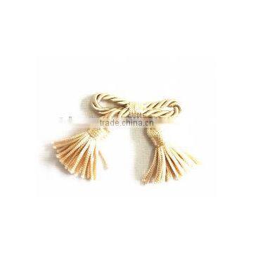 Bow Tassel & cord for Garment Accessory